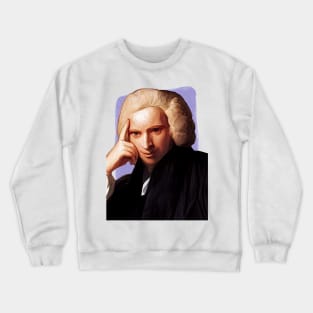 Anglo irish novelist Laurence Sterne illustration Crewneck Sweatshirt